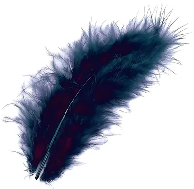 Image de KNORR prandell 216619355 Plumes de marabout env. 10 cm bleu