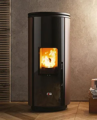 Immagine prodotto di Cola Elegant Ermetica Libera installazione Pellet Marrone