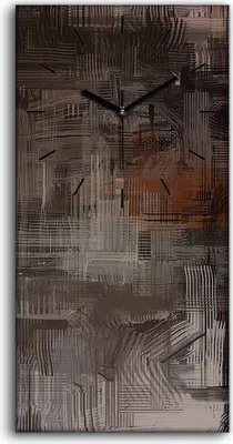 Produktbild von Dekor Leinwand Uhr Wandbilder Kunstdruck 30x60 Handgemachte Malerei abstrakt - schwarze Hände