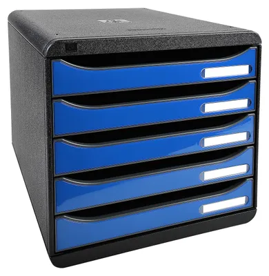 Productafbeelding van Exacompta Archiveringssysteem Big Box Plus, 5 laden, ijsblauw, artikelnummer 3097279D