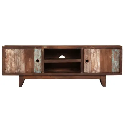 Produktbild von vidaXL TV-Schrank Massivholz Akazie Vintage 118x30x40 cm
