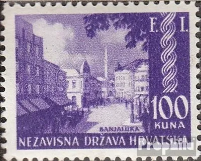 Produktbild von Briefmarken Kroatien 1942 Mi 81 (kompl.Ausg.) postfrisch Philatelistische Ausstellung