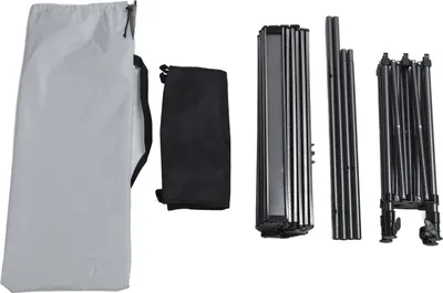 Produktbild von Kompakter Outdoor Klapptisch Kohlenstoffstahl, höhenverstellbar 50-80cm – multifunktional & tragbar für Camping & Picknick