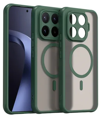 Produktbild von Handyhülle für Xiaomi 17T Pro Hülle Magnet Ring Wireless Case Magsafe Grün
