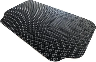 Produktbild von Famanu Grillmat und Terrassenmat - 91 x 160 cm - Schwarz - Hitzebeständig - Schützt Terrasse und Möbel vor Fett und Schmutz - Einfach zu reinigen