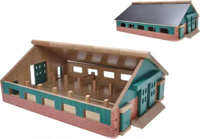 Produktbild von Van Manen Bauernhof-Schuppen 21,2x30x11,2 cm im Maßstab 1:87