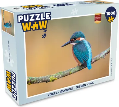 Obrázek produktu pro MuchoWow MuchoWow® Puzzle 1000 ks Pták - Zimolez - Zvířata - Větev