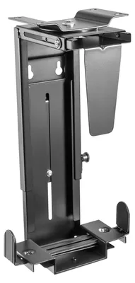Produktbild von CAVO Kombi-Halterung PC mit Diebstahlsicherung & 360°-Drehung schwarz – PC-Tower-Halter, Computerhalterung