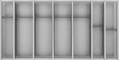 Produktbild von Ninka Cuisio Besteckeinsatz - Besteckkasten für Tandembox 473x920x55mm graphit