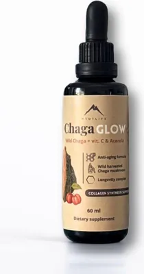 Produktbild von Chagaglow Tinktur mit Vitamin C, B6 und B12 Hrotlife 60ml