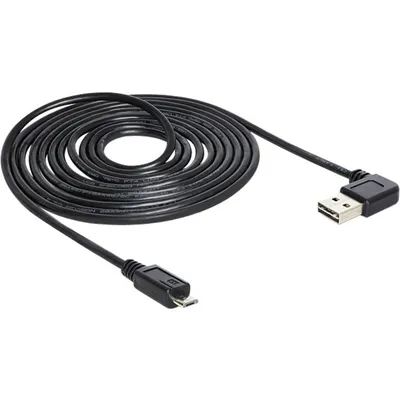 Image de Delock USB 2.0 5m - 5 m - USB A - Micro-USB B - 2.0 - mâle/mâle - noir