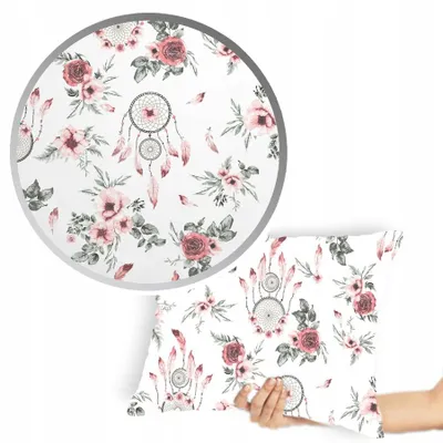 Produktbild von Designpremium Kissenbezug Blumen Traumfänger 40x60 cm