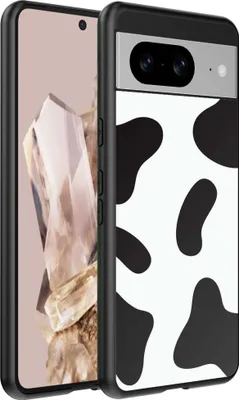 Immagine prodotto di Custodia per il telefono Google Pixel 8 Pro con stampa di toppe di mucca - Custodia backcover in TPU con design di toppe di mucca - Smartphonics