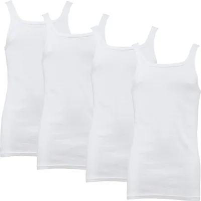 Produktbild von Erwin Müller Herren-Unterhemd 4er-Pack weiß 5