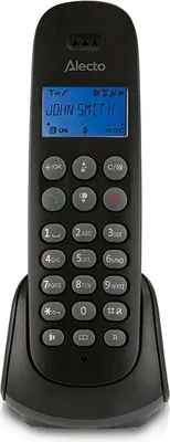 Produktbild von Alecto PDX-300 DECT-Schnurlostelefon 1 Mobilteil beleuchtetes Display Schwarz