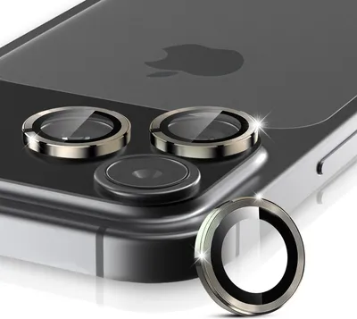 Produktbild von Kamera Linsenschutz Glas Set für Apple iPhone 17 Pro Schutzglas Camera Linse Panzerfolie 9H Titan Grau