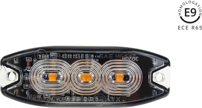 Image de Orange 3x3W 3x3W LED R65 R10 R65 Feu d'avertissement LED 12/24V IP67