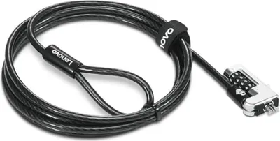 Obrázek produktu pro Lenovo 4XE1F30277, 1,8 m, Kensington, Kombinační zámek, Černá