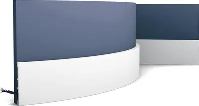 Produktbild von Orac Decor SX163F AXXENT SQUARE flexible Sockelleiste Wandleiste Zierleiste 2 m