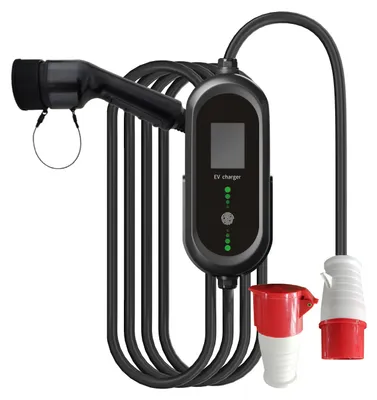 Immagine prodotto di Caricabatterie portatile per auto elettriche Elvix PMAC 4950 T2-3P16 11 kW 5 m, stazione di ricarica per veicoli elettrici