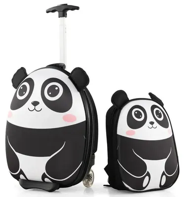 Immagine prodotto di Valigia da viaggio leggera e portatile per bambini, colore bianco