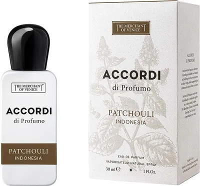 A product shot of a perfume bottle and its packaging.