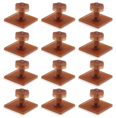 Productafbeelding van Raamklamboe gesp - Zelfklevende bevestigingsgespen - 56 stuks - 20 x 20 x 13 mm - Geschikt voor horren en insectennetten - Doe-het-zelf o...