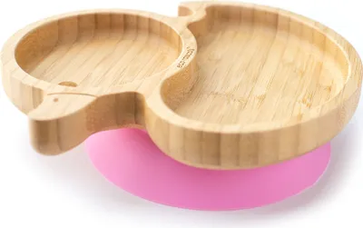 Produktbild von Bamboo - Teller Ente - 4 Farben - Melaminfrei
