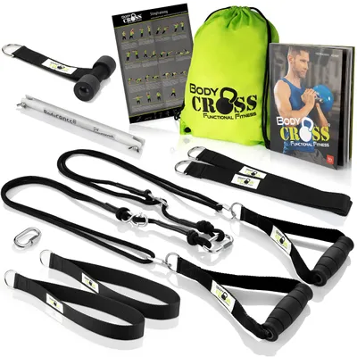 Productafbeelding van Slingtrainer Krachttraining - Zwart - 1,8 kg - Voor Thuis En Buiten