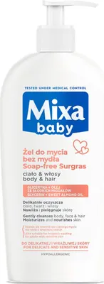 Zdjęcie produktu dla Mixa šampon a sprchový gel 2v1 Baby Łagodny szampon i płyn do kąpieli 2 w 1 400 ml
