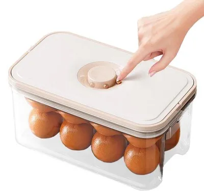 Produktbild von Luftdichter, tragbarer, transparenter Snack-Organisator mit Verschlussdeckeln, ideal für Picknick, Camping, Schule, Feiern, Küchenlagerung