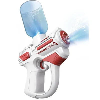 Produktbild von Elektrische Wasserpistole Automatisch - 200 ml Tank – Batterie-Wasserspritzpistole mit 10 m Reichweite - Kompakt & ergonomisch Für Kinder & Erwachsene