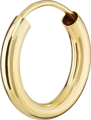 Produktbild von Einzel 333 Gelb Gold Creole Ohrring Ohrschmuck Rund Goldohrring 15mm 1849