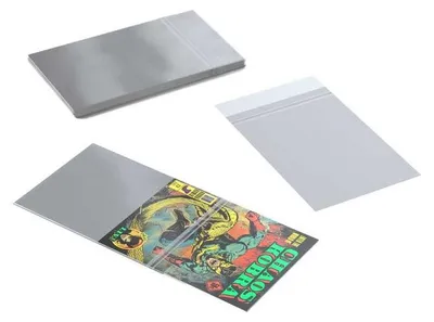 Produktbild von Prophila Collection 100 Comic Book Bags Silver Size