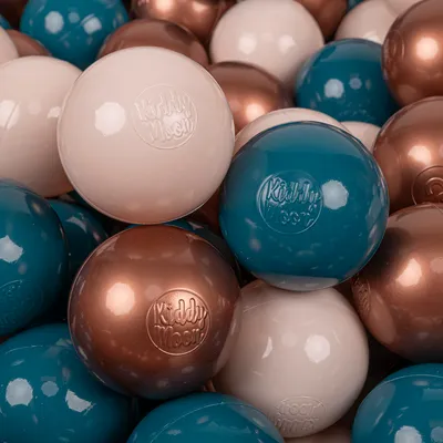 Produktbild von KiddyMoon Mehrfarbige Plastikbälle 200 ∅7cm Bälle Und Spielbälle Für Bällebad Für Babys Und Kinder