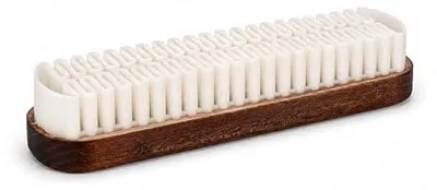 Zdjęcie produktu dla Szczotka do zamszu nubuku drewniana ergonomiczna czyszczenie butów