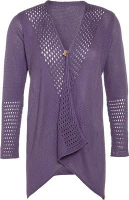 Produktbild von Knit Factory April Strickjacke - Violett - 40/42