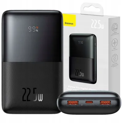 Obrázok produktu pre Baseus Power Bank 20000Mah 22,5W Pd Qc Usb-C 3 Port Fast Charging
