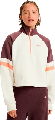 Produktbild von Roxy Essential Energy Boxy Halbreißverschluss-sweatshirt Weiß M Frau Weiß M