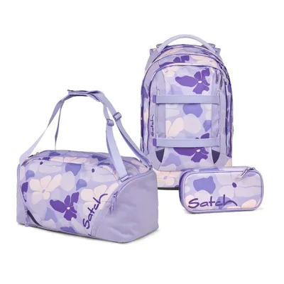Produktbild von Satch Pack Lilac Blossom Schulrucksack Set 3tlg.