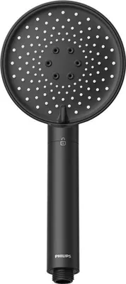 Obrázek produktu pro Sprchová hlavice Philips Water s filtrem – ochrana pokožky a vlasů, účinně odstraňuje chlor a velké částice, 3 režimy sprchování, kapacita filtru na 1 měsíc, černá barva