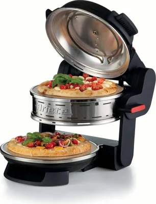 Image de Ariete Forno Doppel Pizza Doppio 927 Four à pizza électrique Pain Tarte flambée Focaccia