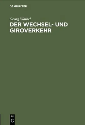 Produktbild von Der Wechsel- und Giroverkehr