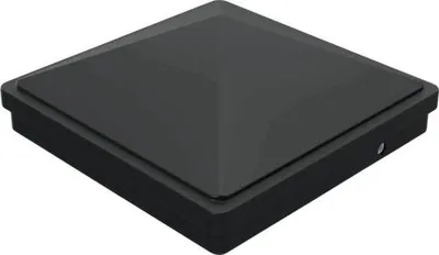 Produktbild von Pfostenkappe Premium Flex flach 7 x 7 cm anthrazit