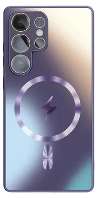 Image de Coque de protection magnétique MagSafe pour Samsung Galaxy S26 Ultra 5G, avec protection de l'appareil photo, couleur violette