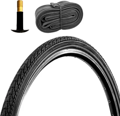 Produktbild von Meghna Fahrradreifen City Trekking Tour 1 Reifen 28 x 1,5" schwarz Reflex mit 1 Schlauch AV