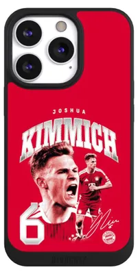 Produktbild von NIVOCASE Handyhülle für Apple iPhone 13 Pro Hülle NIVOpure Case Schwarz FC Bayern München FCB Joshua Kimmich