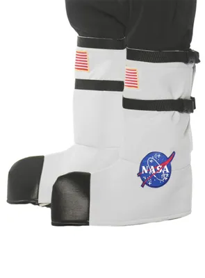 Produktbild von Astronaut Stiefelstulpen für Kinder weiß