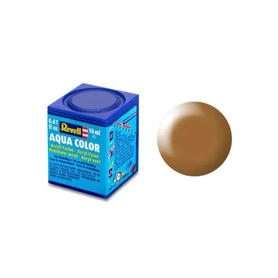 Produktbild von Modellbau-Farbe auf Wasserbasis, Holzbraun seidenmatt, 18 ml