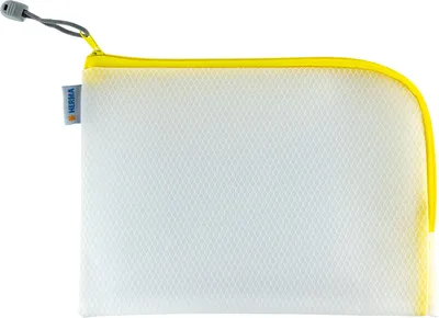 Image de HERMA 20011 Pochette universelle A5 26 x 20 cm Jaune fermeture à glissière
